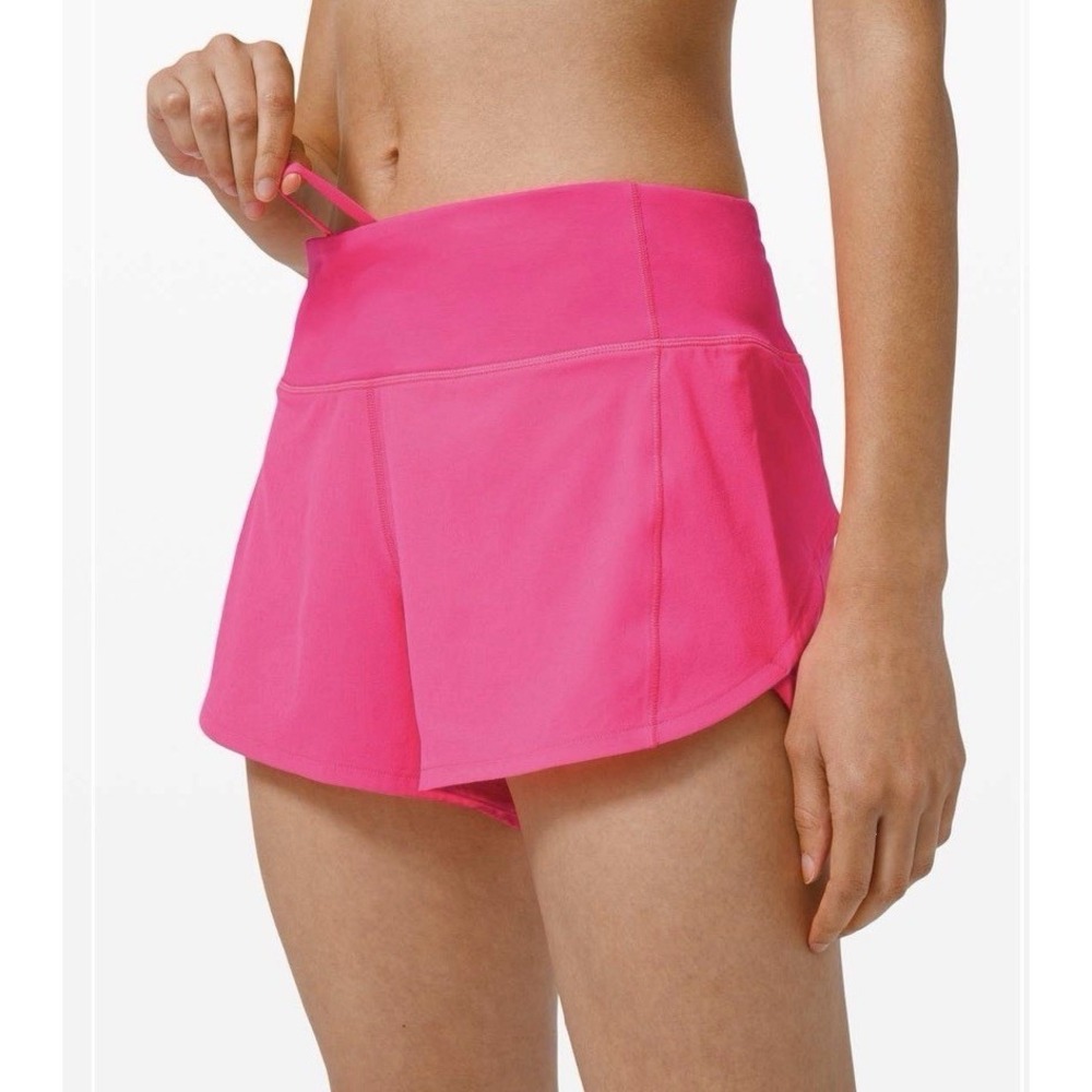 Lululemon Hot Pink Speed Up 2.5" Running Shorts 6 Athletic Tennis Barbiecore